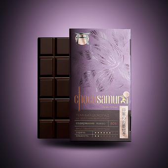 Темный шоколад 80% ChocoSamurai